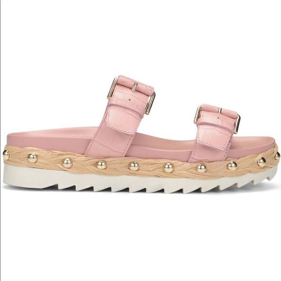 Donald Pliner platform slide  leather sandal size 6 and 7, NWT - Picture 3 of 14